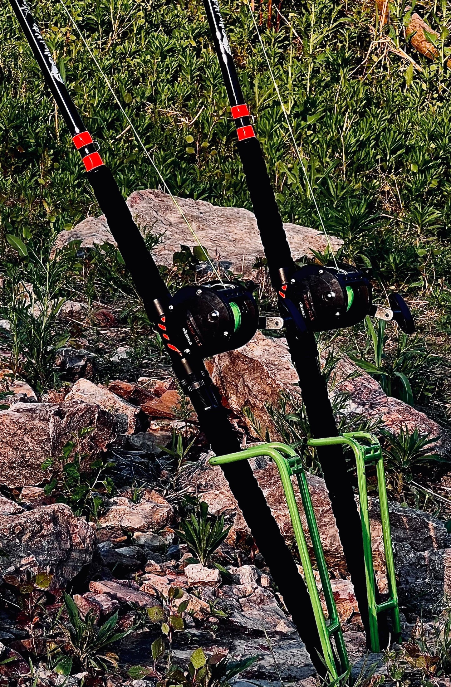 Takedown 3 Position Bank Fishing Rod Holder
