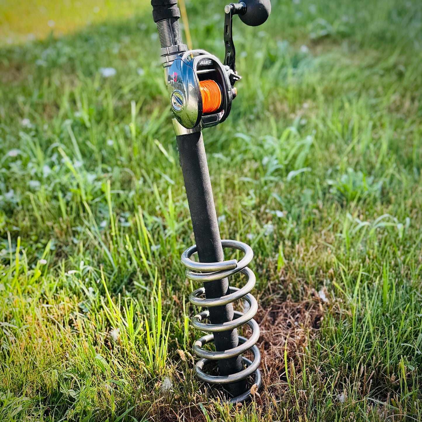 XXL HD PigTail Bank Fishing Rod Holder / Net Holder