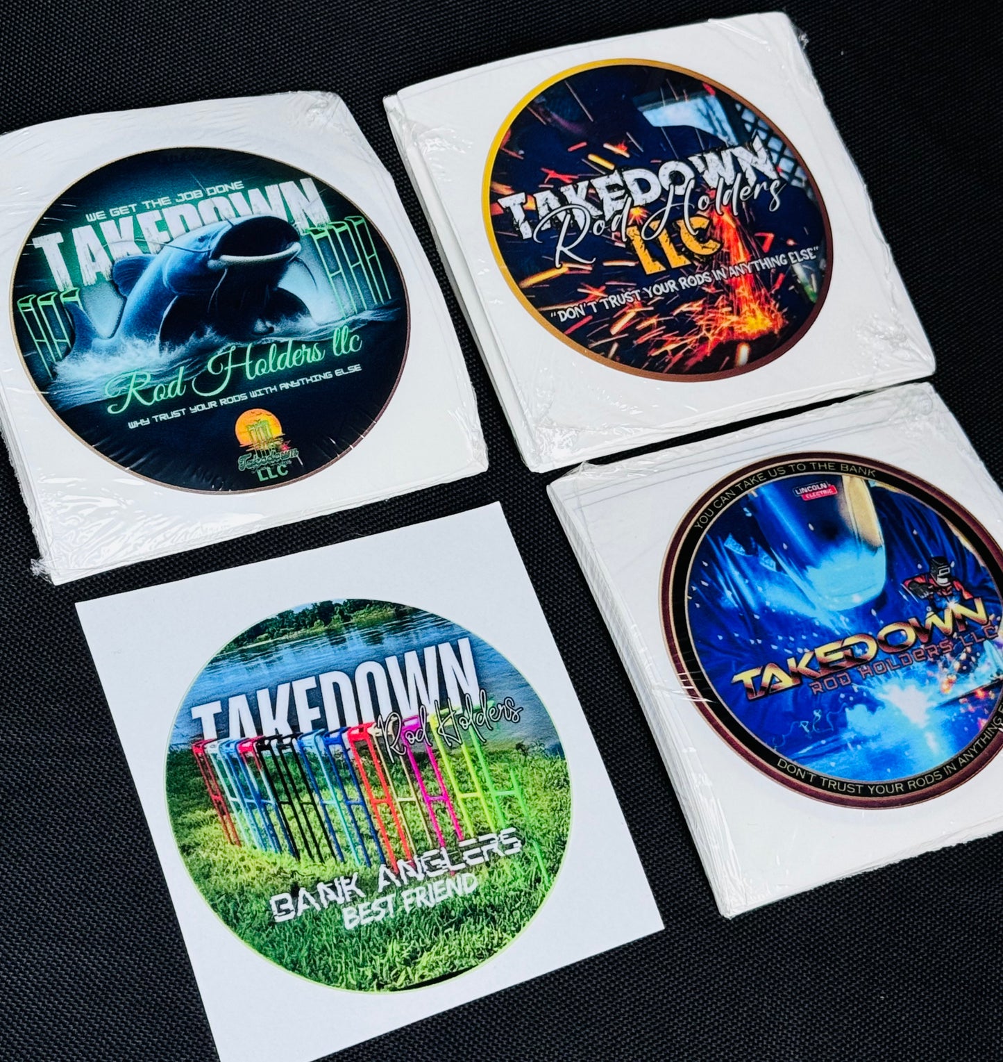 Official Cooler Stickers!           Designed by John Parker w/ REELTIME CATFISHING on YouTube