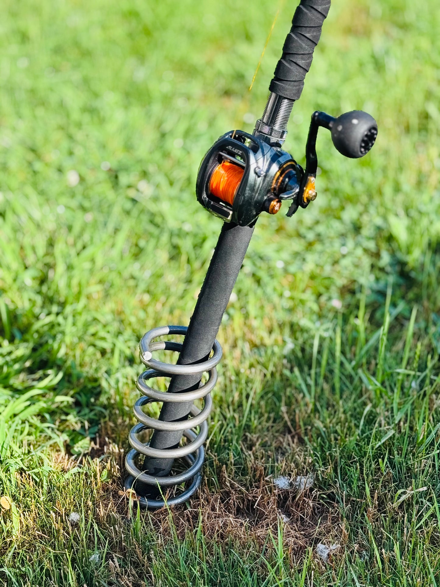 XXL HD PigTail Bank Fishing Rod Holder / Net Holder
