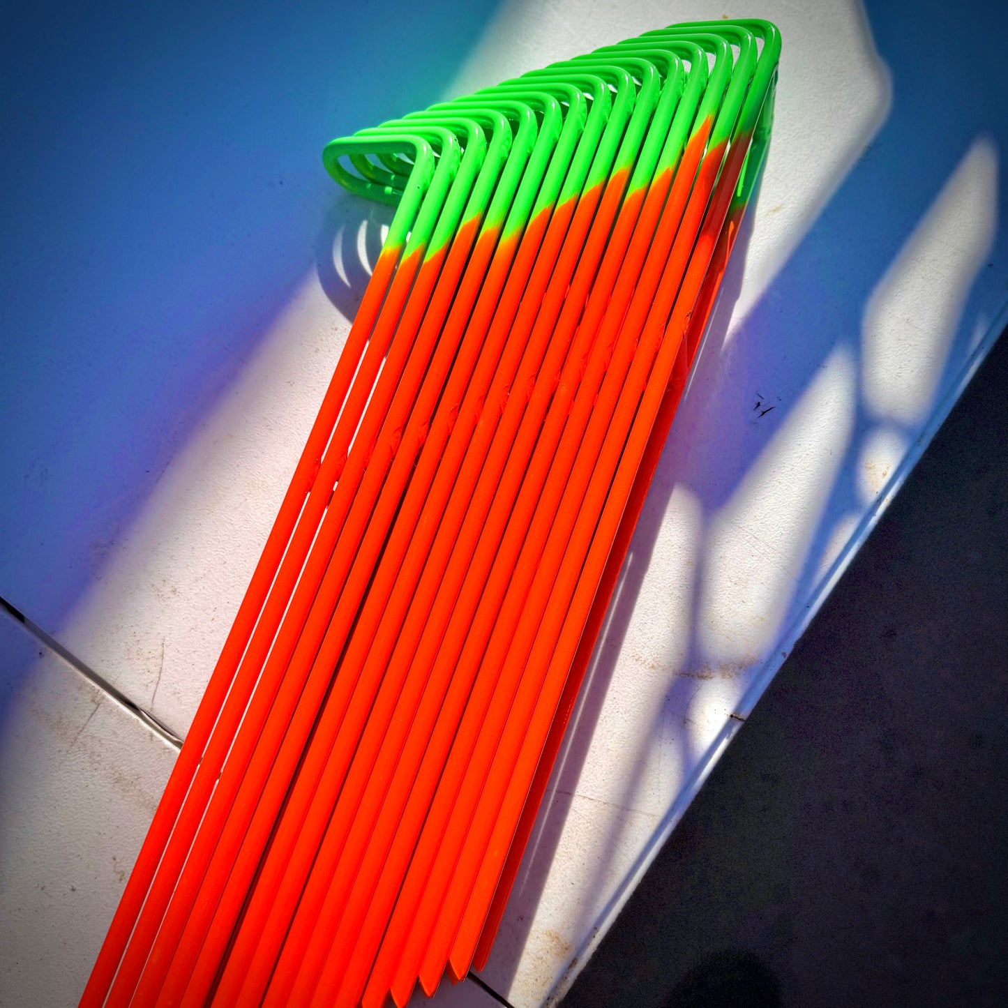 Fluorescent Orange w/ Flo Green Tip