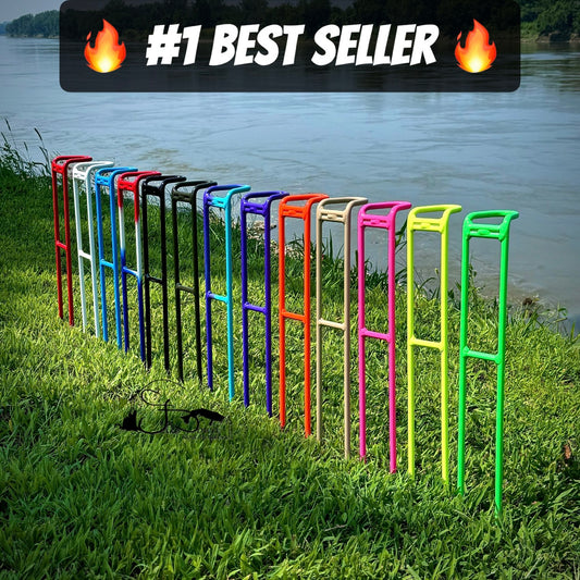 Takedown 3 Position Original Bank Fishing Rod Holder (14 Options)  21.5”