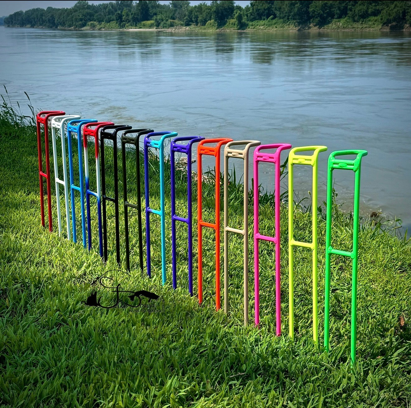 catfish rod holders for bank fishing Takedown 3 Position Holder Trophy Cat Tackle This ultimate solution keeps your rods neatly out of the way and away from damage Dual Rod Holder