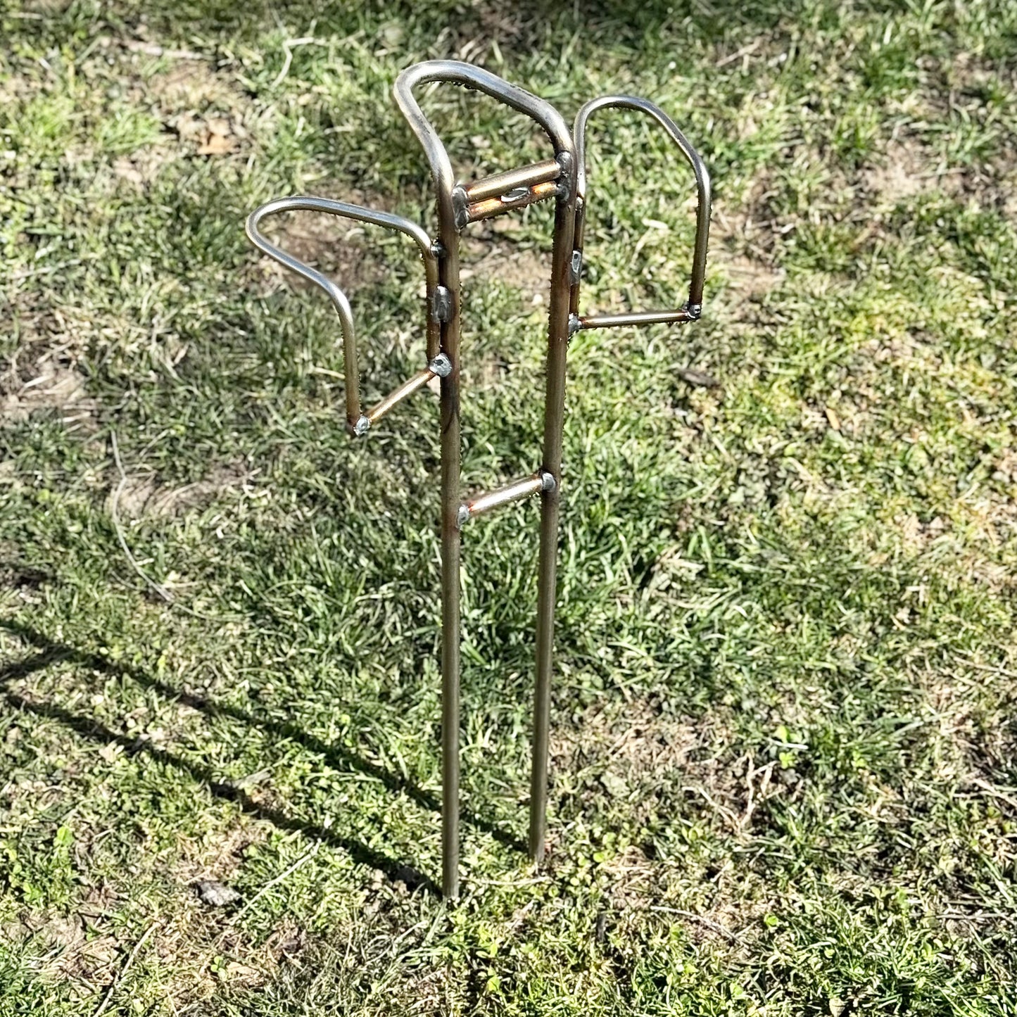 3- N -1  Bank Fishing Takedown Rod Holder ( turnaround will vary / welded to order )